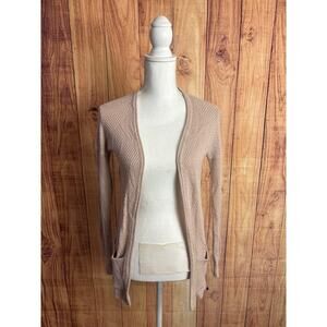 Garage Knit Cardigan with Pockets Beige Women's Size XS